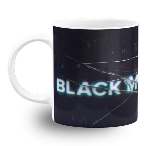 Caneca Black Mirror Logo