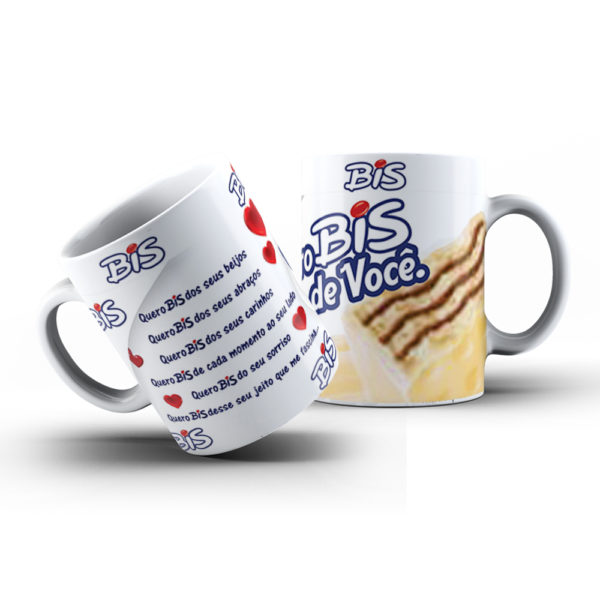 Caneca Quero Bis de Você